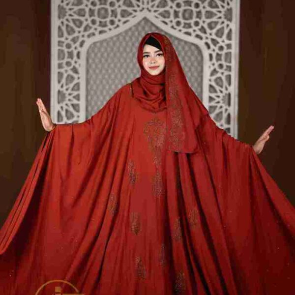 💕𝐁𝐫𝐢𝐝𝐚𝐥 𝐋𝐮𝐱𝐮𝐫𝐲 𝐏𝐫𝐢𝐧𝐜𝐞𝐬𝐬 𝐀𝐛𝐚𝐲𝐚💕 Brick Red Color