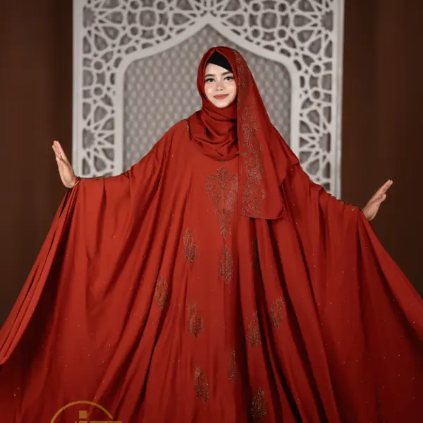 💕𝐁𝐫𝐢𝐝𝐚𝐥 𝐋𝐮𝐱𝐮𝐫𝐲 𝐏𝐫𝐢𝐧𝐜𝐞𝐬𝐬 𝐀𝐛𝐚𝐲𝐚💕 Brick Red Color