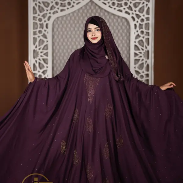 💕𝐁𝐫𝐢𝐝𝐚𝐥 𝐋𝐮𝐱𝐮𝐫𝐲 𝐏𝐫𝐢𝐧𝐜𝐞𝐬𝐬 𝐀𝐛𝐚𝐲𝐚💕 Deep Purple Color