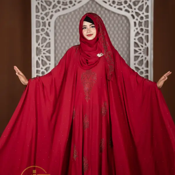 💕𝐁𝐫𝐢𝐝𝐚𝐥 𝐋𝐮𝐱𝐮𝐫𝐲 𝐏𝐫𝐢𝐧𝐜𝐞𝐬𝐬 𝐀𝐛𝐚𝐲𝐚💕 Maroon Colour