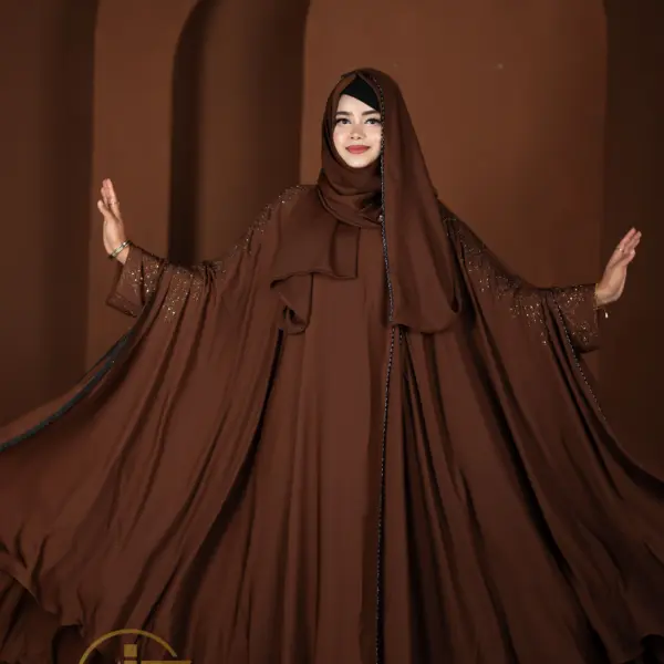 💕Luxury Pocket Sleeves Koti Abaya Version 2💕Coffe