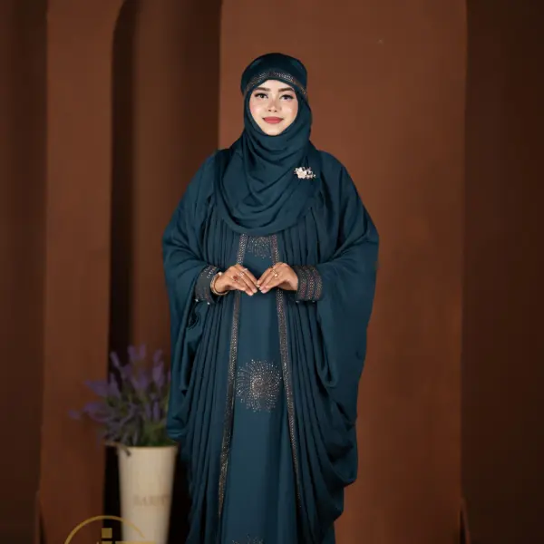 Luxary Koti Abaya 2025 Sea Green Colour