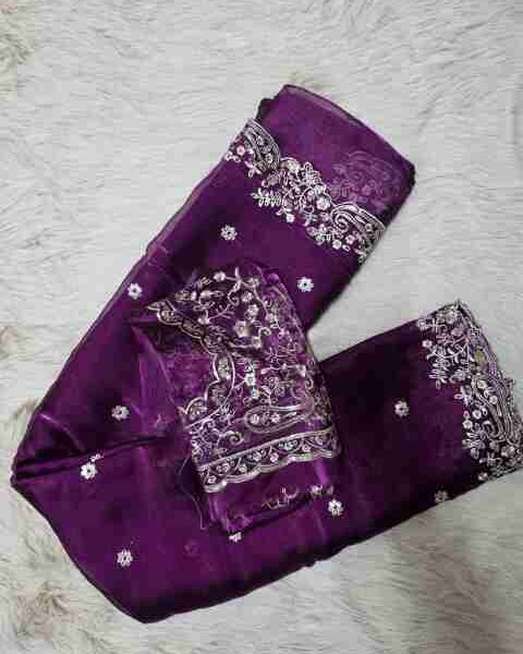 💕MADHURI SAREE💕PARPEL Color