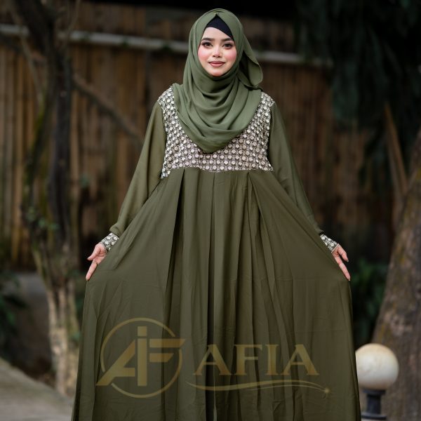 Simple Queen’s Elegance Borka - Olive